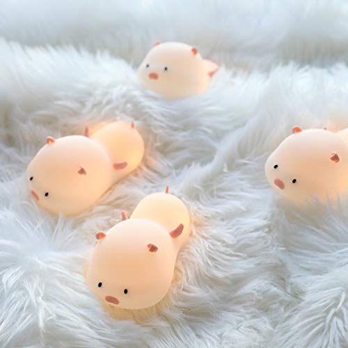 Uonlytech Lampada da tavolo a led per maialini