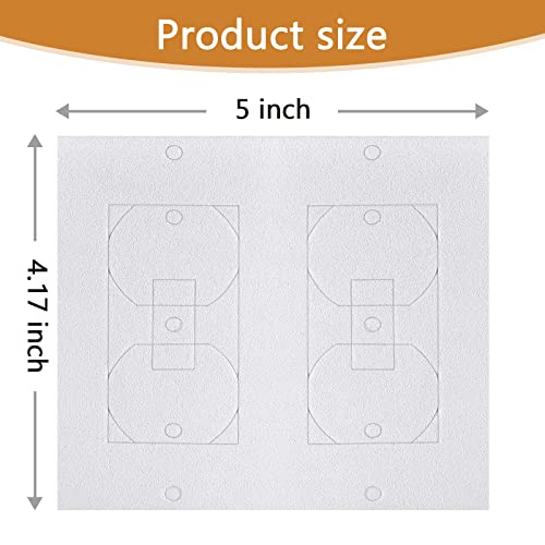 Birllaid Wall Outlet Insulation Gasket Wall Plate Foam Gasket Pads, 26-Pack #TOP4