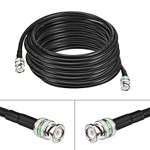 Superbat 12G SDI Cable 25ft BNC Male Cable 75ohm Belden 4694R Black SDI Cord Support 6G-SDI/12G-SDI/4K/8K Video,for RED Komodo Camera Monitor Blackmagic Video Assist etc.