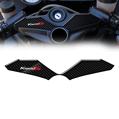 Acabado Carbon-Look Top Triple Clamp para K1200S 2004-2008 3