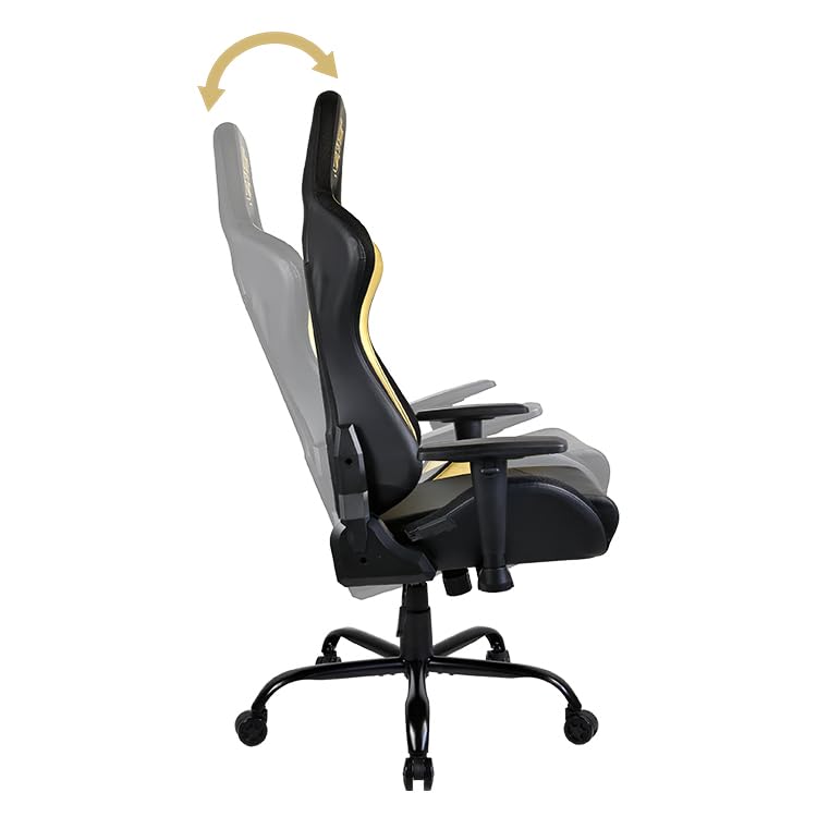 SUBSONIC - Sedia da Gaming Il Signore degli Anelli - Sedia da Ufficio Ergonomica con Imbottitura ad alta Densità, Schienale Reclinabile e Braccioli Regolabili in 2 Direzioni - Altezza Regolabile