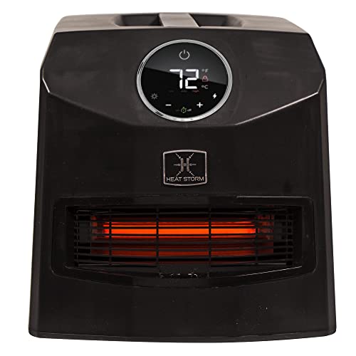 Heat Storm Hs-1500-Imo Portable Infrared Heater, 10 Lbs, Mojave Black #TOP1