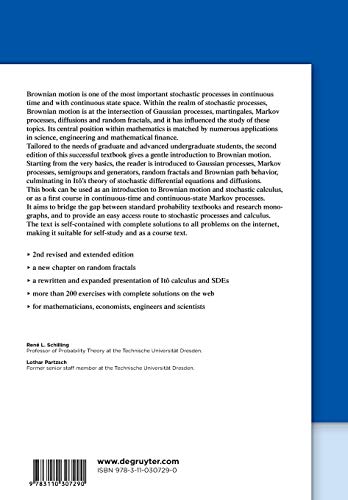 Brownian Motion: An Introduction to Stochastic Processes