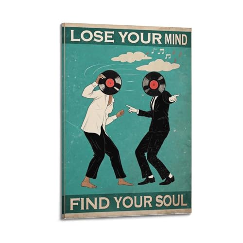 Affiches Lose Your Mind Find Your Soul art mural décoratif toile chambre
