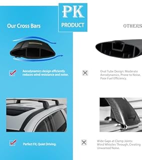 Deepace Silent Lockable Cross Bars Roof Racks for 2024 2025 2026 Chevy Equinox EV, Hidden Anti-Theft All Black Rooftop Accessories