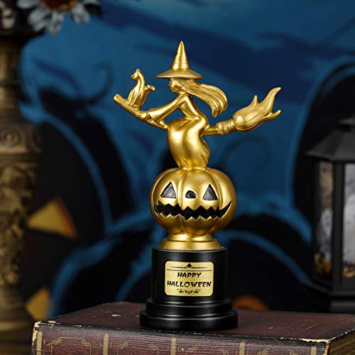 Toyvian 1 peça de troféu de abóbora de Halloween troféu de abóbora troféu esportivo troféu dourado p