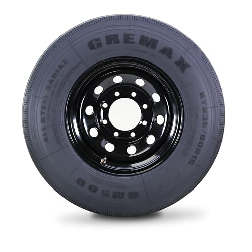 GREMAX All Steel Trailer Tire & Wheel