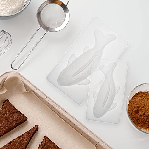 Luxshiny 3Pcs Bolo 3D Em De Peixe Peixe Doce Fondant Ferramenta De Cozimento De Chocolate