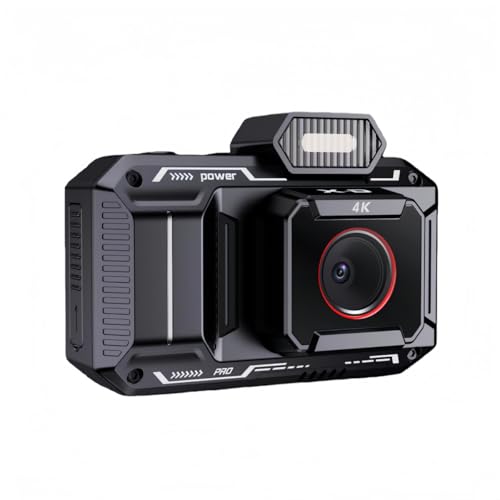 Tosuny Cámara Digital 4K para Fotografía, Cámara Vlogging WiFi de 65MP con Pantalla HD de 2.88, Zoom Digital 18X, Enfoque Automático, Flash LED, Visor Óptico, Filtros, para Viajes (Black)