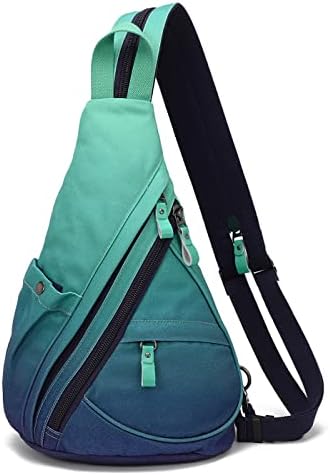 KL928 Canvas Sling Bag - Small Crossbody Backpack Shoulder Casual Daypack Rucksack for Men Women