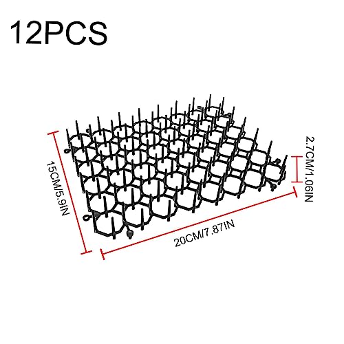 Tapete Scat para Gatos,12 Pacote jardim ao ar livre Animal Barreira - Tapete repelente gatos para cã