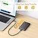iDsonix 2.5 inch Hard Drive Enclosure, 6Gbps USB C 3.1 to SATA III Tool-Free External Hard Drive Enclosure for 7mm/9.5mm 2.5