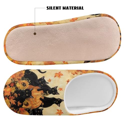Halloween Fuzzy Home Flats Slippers Fluffy Winter House Shoes Indoor Outdoor Slipper for Women Men4