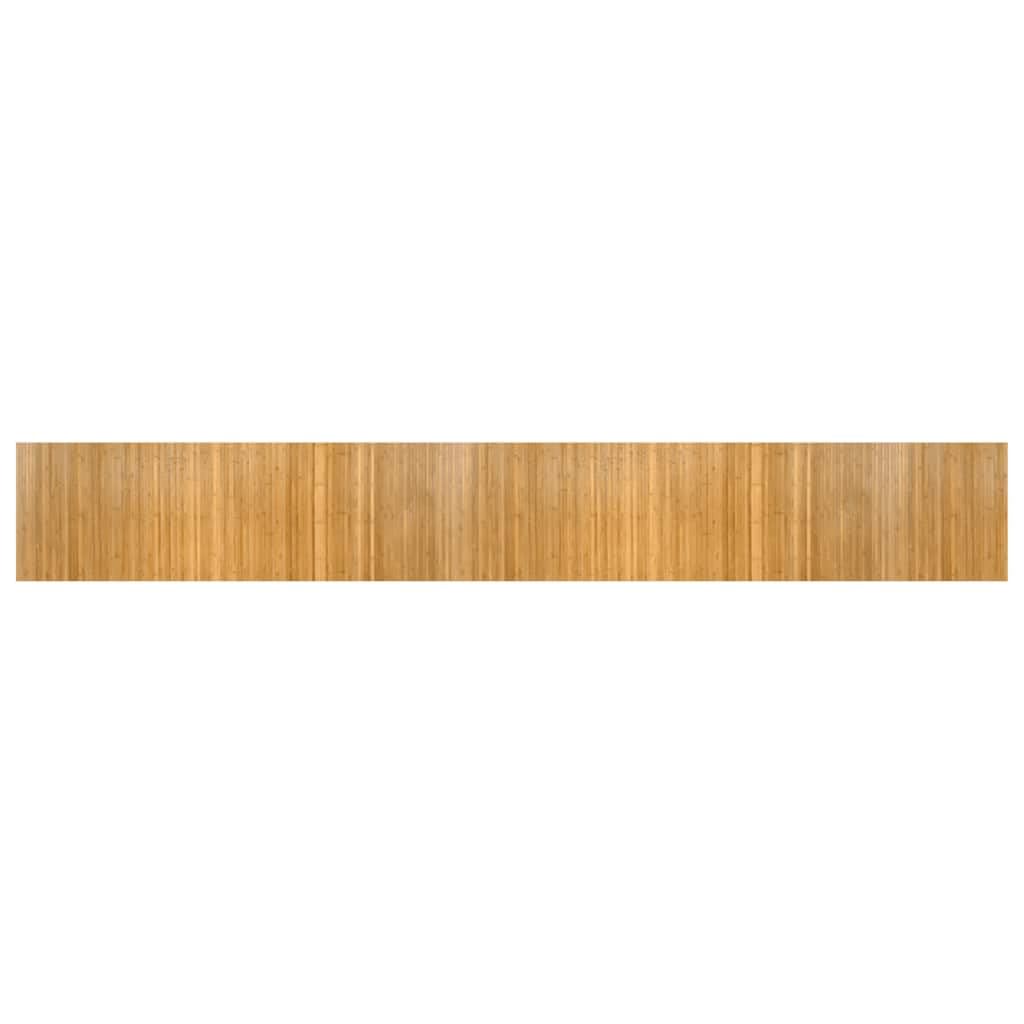 Tapis en bambou antidérapant 70 x 500 cm robuste et doux pour grand couloir