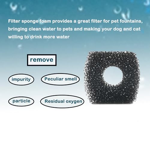 Filtros de esponja para fuente de agua automática para gatos 2L miniatura 4