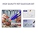 Hot Glue Gun Kit: Mini Hot Glue Guns Kit with 20 Sticks Melt Glue Gun Craft for School DIY Arts Home Quick Repairs (2 Pack)