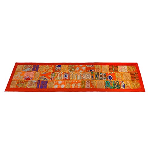 Chemin de table fait à la main en coton patchwork pour embellir une table trop terne - 3