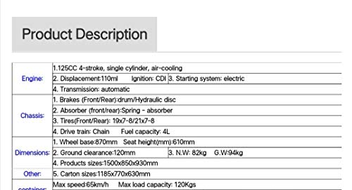 Gigaglitz 125Cc Neoplus All Terrain Bike ATV - Will Come to You by Transport in 9-12 Days from Order in Nearest Warehouse - for Offroad Category & Purpose Only,Blue