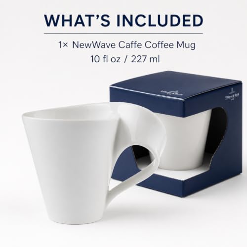 Taza de café Villeroy & Boch NewWave 227 ml porcelana blanca miniatura 4