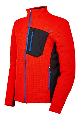 Image of Spyder Men's Bandit Hybrid Full Zip Mid Layer Jacket