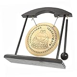 ERINGOGO デスクトップ装飾 合風鈴ゴング置物 独特な干支デザイン 華麗な工芸品 安定性良好 オフィスや家の禅空間向け