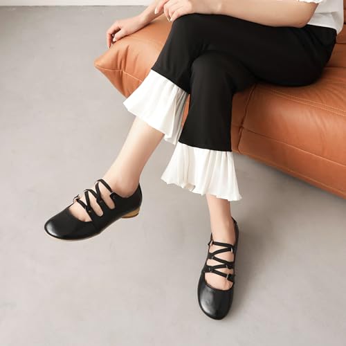 Mary Jane Comfort Low Heel Women Round Toe Shoes4