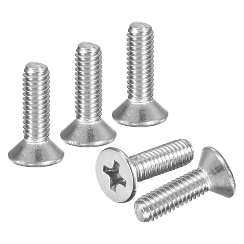 DTGN M4-0.7x15 vis tête plate machine 304 argent 50pcs