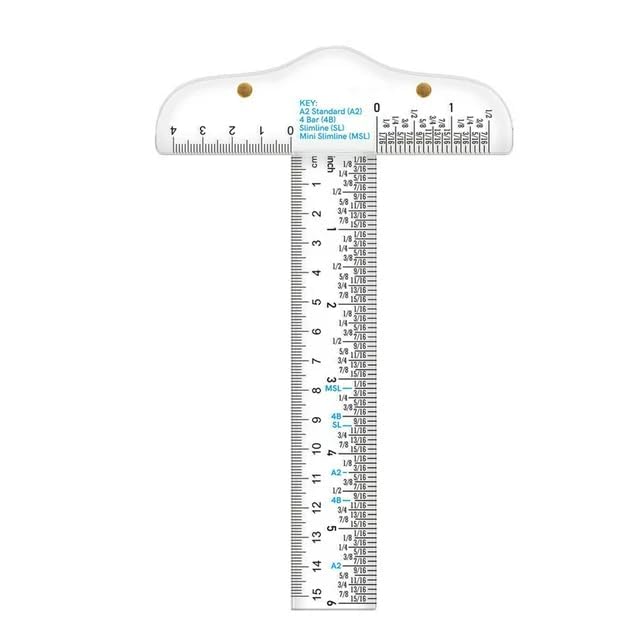 Transparent 6" Clear Acrylic T-Square Ruler, Drafting,Tools
