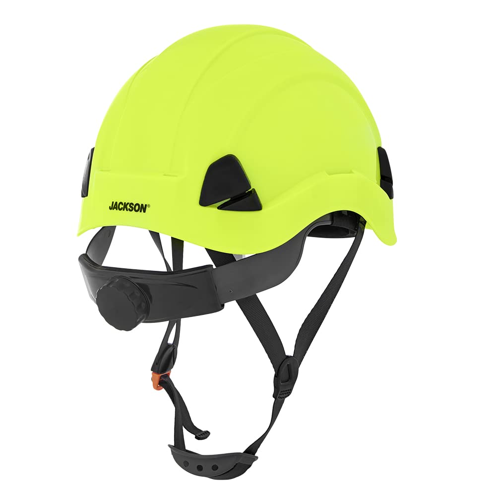 Jackson Safety CH300 - Casco rigido da arrampicata, non ventilato, con sottogola e coppa, conforme agli standard ANSI Z89.1 e OSHA, disponibile in diversi colori