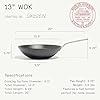 Made In Cookware | 13" Seasoned Carbon Steel Wok - (Like Cast Iron, but Better) | Professional Cookware | Crafted in Sweden | Induction Compatible #1