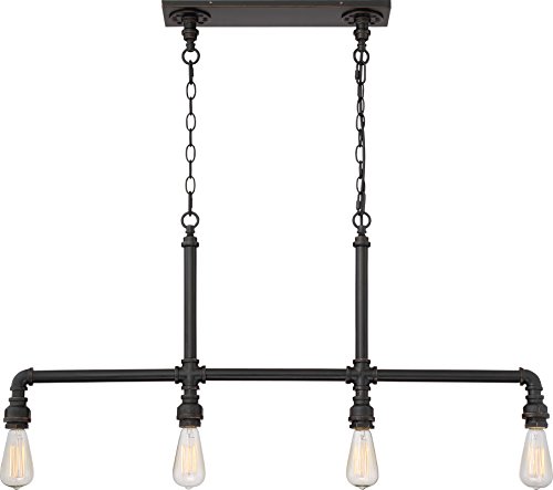 Image of Nuvo Lighting 60 /5794 Four Light Trestle, Industrial Bronze, 17.00x27.00x2.31
