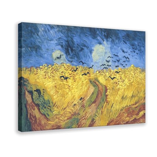 Impression sur toile Van Gogh Champ de blé corbeaux pour bureau