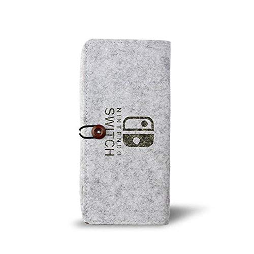 Spielkonsole Schalter Aufbewahrungskoffer, Stylish Filz Aufbewahrungstasche, Stoßfest Tragbare Tasche, Kompatibel Mit Nintendo-Switch