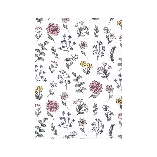 Image of Hudson Baby Unisex Baby Flannel Burp Cloth 12pk, Dandelion Wish, One Size