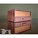 Wooden Watch Box with Drawer – 10 pocket Personalized Storage Case – Handmade Solid Wood Organizer for Watches – Minimalist Display
