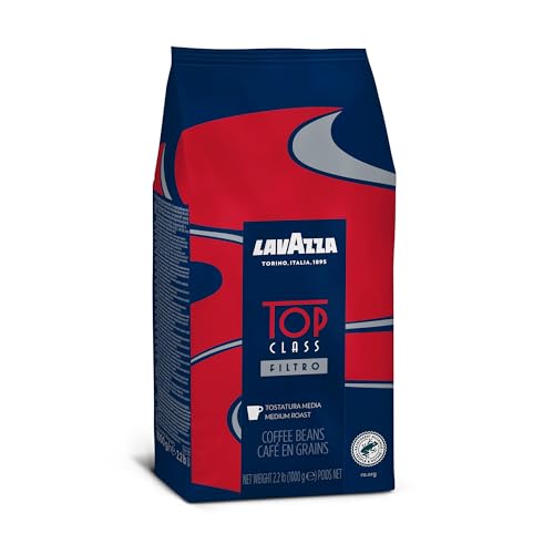 Lavazza Top Class Filtro Whole Bean Coffee Medium Roast 2.2LB Bag, 100% Natural Arabica, Milk chocolate and roasted hazelnut aromatic notes - image 9