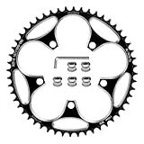 JZLTECH 110 BCD Bike Chainring: 52T Round Narrow Wide Chainring, Single Bicycle Chain Ring for 8 9 10 11 12 Speed Road Bike
