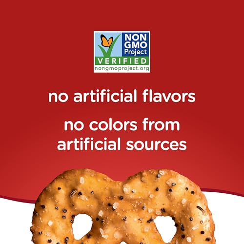 Image of Snack Factory Everything Pretzel Crisps, Non-GMO, 7.2 OZ Resealable Bag