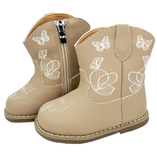 Baby Cowboy Cowgirl Boots Infant Boys Girls Western Booties Round