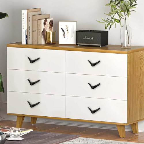 Image of VOLO V knobs for Drawers and cabinets for Home /Kitchen /Offices and Hotels - Versatile Solution for Home, Hotel, and Office Doors (Black, 2)