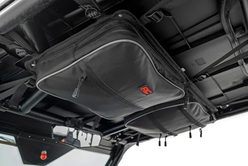Rough Country Overhead Roof Storage Bag for Polaris RZR & Can-Am Defender MAX – 1680D Water-Resistant UTV Roof Cargo Bag by Rough Country - Image 3