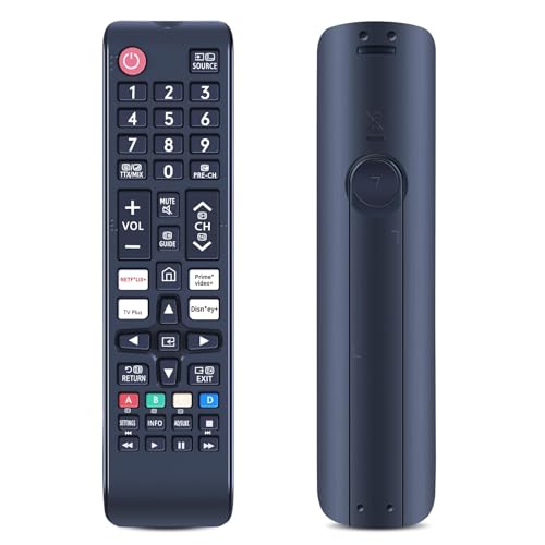 TCNOUMT BN59-01315Q Ersatzfernbedienung Passend für Samsung Smart 4K HD TV CU7100 UE55CU7100 GQ55Q74CAT GQ65S93CAT DYON ULTIMAX 24F-TI 32H-TI-W 43F-TI & Tees Tizen TV QTF40T ATYME Q.Bell EKO 32' Tutu