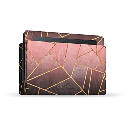 Skin vinyle Nintendo Switch Elisabeth Fredriksson autocollant de jeu rose et noir pour dock