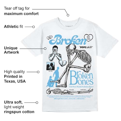 Image of DopeSkill Graphic Tee Streetwear Hip Hop Hypebeast Street Style Unisex T-Shirt Sneaker Colour Matching Shirts Horror Skeleton