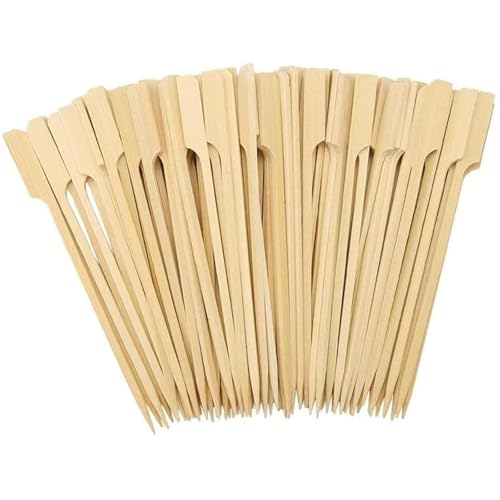 300 Pcs Bamboo Paddle Skewers 9CM, for Drinks, Bamboo Skewers, Cocktail Garnish Accessories