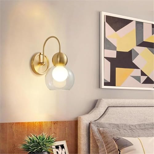 Applique murale cuivre anti-éblouissement avec douille E27 durable - 4