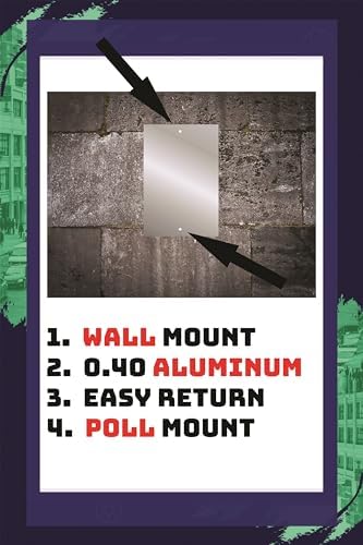 Miniatura 5 de Señales de tráfico y almacén 16-7P-flecha diagonal hacia abajo (placa) de 12 x 8 pulgadas, letrero de aluminio aprobado por la calle, de 0.04