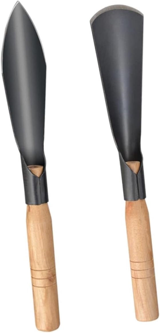 Garden Tools Set 2 Pack Heavy Duty Gardening Tools Set Include Garden Shovel Transplant Trowel for Planting