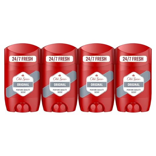 Old Spice Original Desodorante En Barra Para Hombres 4x50 ml,...