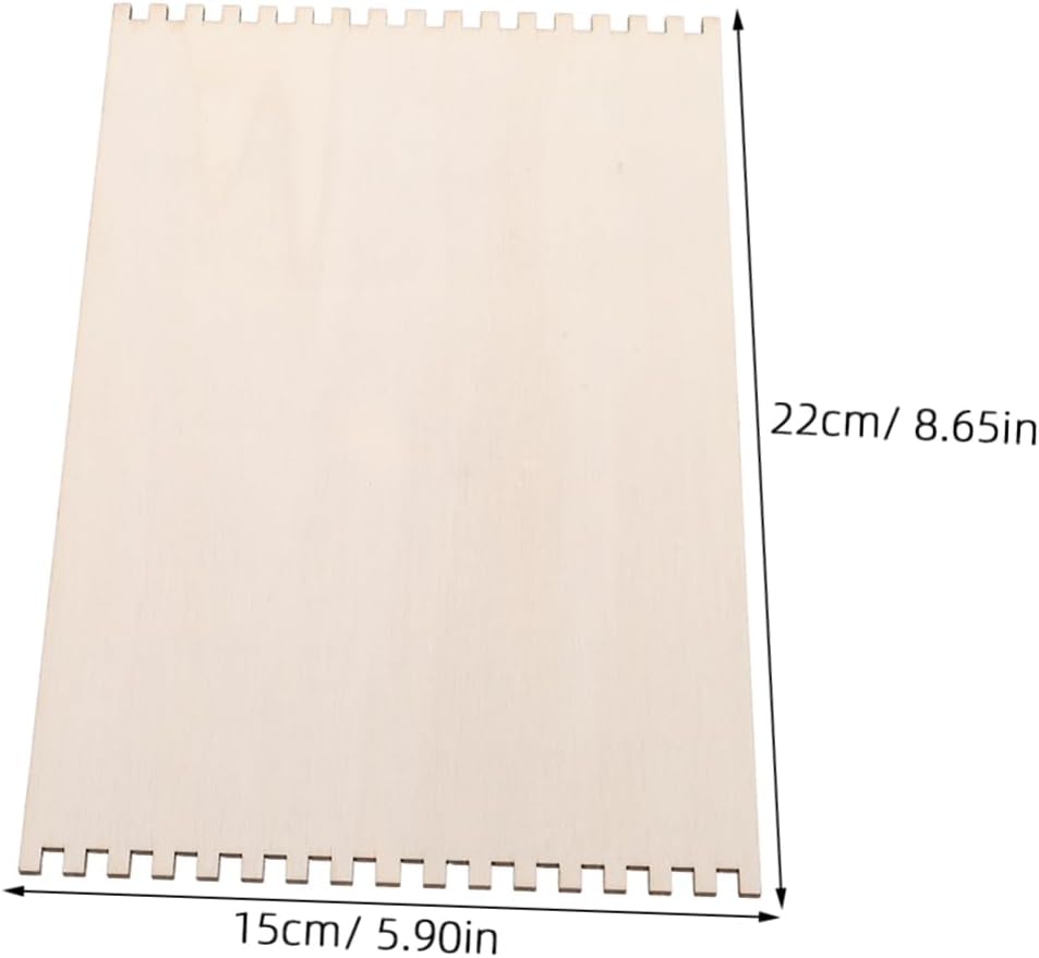 Angoily 10Pcs Wooden Weaving Board Kit Durable Crafting Tool for Beginners for Crochet and Knitting Projects Enhances Creativity with Easy Threading and Sewing